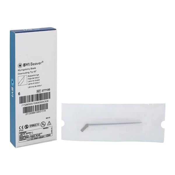 Beaver-Visitec Stainless Steel Myringotomy Blade Sterile Disposable 6/Bx - 377100