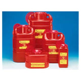 Becton-Dickinson -Sharps Container 1.5qt Red/Clear 3-9/10x4-9/10x9-4/10" Vertical Entry Lid/Needle Port Plastic Non-Sterile Each, 36 EA/CA 305487