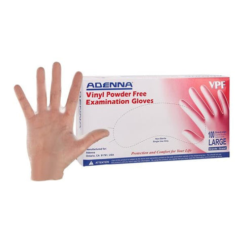 HOSPECO BRANDS GROUP -Vinyl Exam Gloves Large Clear Non-Sterile, 10 BX/CA VPF236