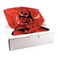 MicroCare LLC -Pro Tector Infectious Waste Bag 24x30" Red Polyethylene Biohazard Labeling/Symbol Non-Sterile Disposable Medium With Dispenser Box 100/Box PW1505-1