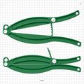 Bag Clamp with Lock, Green - 5.906 (150 mm) Sealing Length - 99204