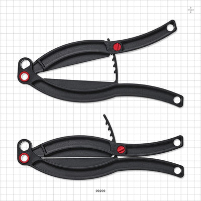 Bag Clamp with Lock, Black - 3.937 inch (100 mm) Sealing Length - 99209