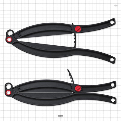 Bag Clamp with Lock, Black - 5.906 inch (150 mm) Sealing Length - 99213