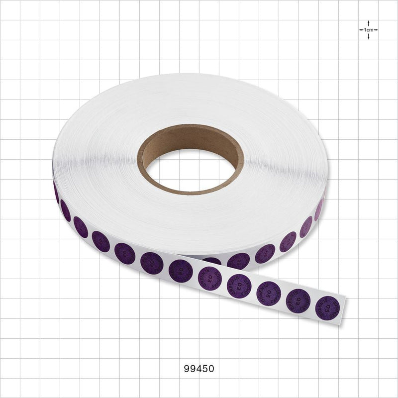 ETO Sterilization Indicator, Purple to Green with Text; Text Reads "GREEN IS EXPOSED" -  - 99450
