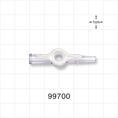 1-Way Stopcock, Female Luer Lock, Male Luer Slip - 45 psi - 99700
