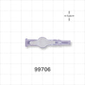 1-Way Stopcock, Female Luer Lock, Male Luer Slip - 58 psi - 99706