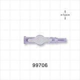 1-Way Stopcock, Female Luer Lock, Male Luer Slip - 58 psi - 99706