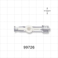 1-Way Stopcock, Female Luer Lock, Male Luer Lock - 200 psi - 99726
