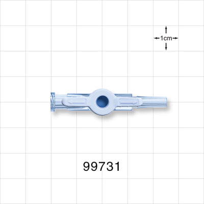 1-Way Stopcock, Female Luer Lock, Male Luer Slip - 500 psi - 99731