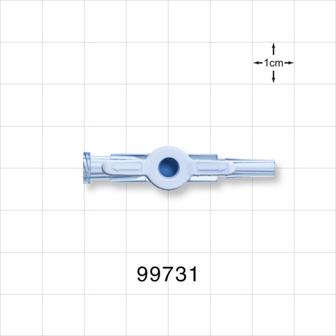 1-Way Stopcock, Female Luer Lock, Male Luer Slip - 500 psi - 99731