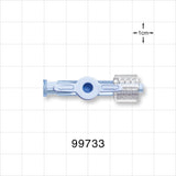 1-Way Stopcock, Female Luer Lock, Swivel Male Luer Lock - 500 psi - 99733