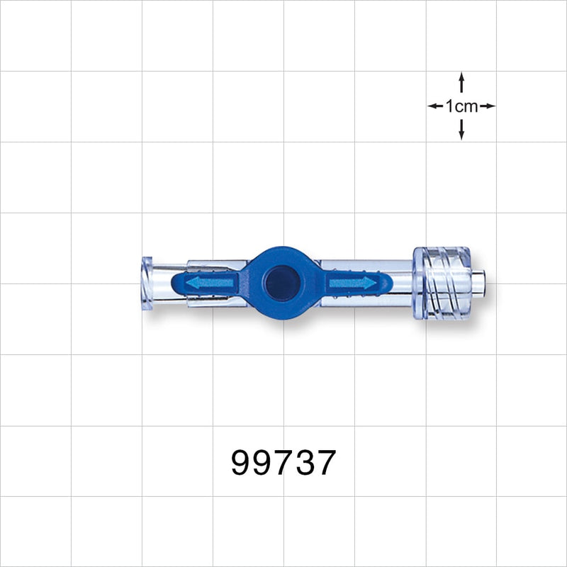 1-Way Stopcock, Female Luer Lock, Male Luer Lock - 1050 psi - 99737
