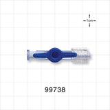 1-Way Stopcock, Female Luer Lock, Swivel Male Luer Lock - 1050 psi - 99738