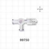 3-Way Stopcock, 2 Female Luer Locks, Swivel Male Luer Lock - 58 psi - 99750