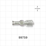 1-Way Stopcock, Female Luer Lock, Male Luer with Spin Lock - 45 psi - 99759