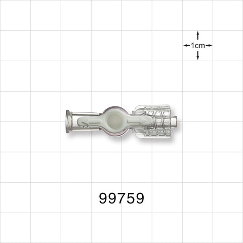 1-Way Stopcock, Female Luer Lock, Male Luer with Spin Lock - 45 psi - 99759