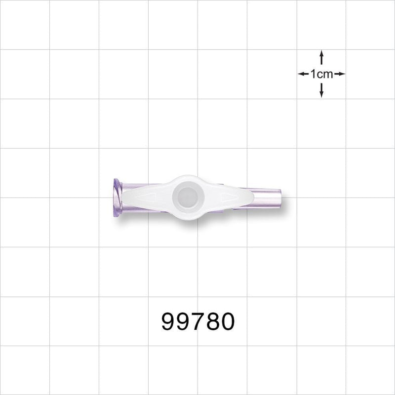 1-Way Stopcock, Female Luer Lock, Male Luer Slip - 50 psi - 99780