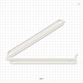 Bag Clamp, White - 8.661 inch (220 mm) Sealing Length - 99917