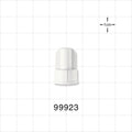 Large Bore Male Cap, Non-Vented, White -  - 99923