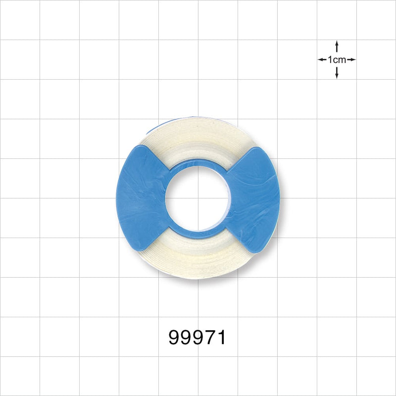 Identification Roll Tape for Color Coding, White - 1/4 inch x 300 inch (6.35 mm x 25 ft) - 99971