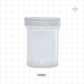 Specimen Container w/White Cap - 120 ml; 2.1 inch Opening (53 mm) - 99981
