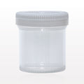 Specimen Container w/White Cap - 90 ml; 2.1 inch Opening (53 mm) - 99982