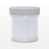 Specimen Container w/White Cap - 90 ml; 2.1 inch Opening (53 mm) - 99982