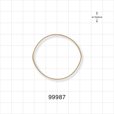 General Purpose Retainer Bands, Synthetic Polyisoprene - 2.5 inch x 0.063 inch x 0.035 inch (63.5 mm x 1.6 mm x 0.9 mm) - 99987