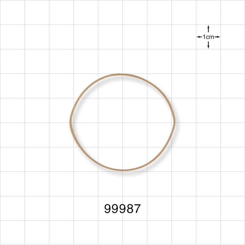 General Purpose Retainer Bands, Synthetic Polyisoprene - 2.5 inch x 0.063 inch x 0.035 inch (63.5 mm x 1.6 mm x 0.9 mm) - 99987