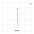 General Purpose Cable Tie, Non-Reopening, Natural - 3.15 inch (80 mm); 80N (18 lbs) Breaking Strength - 99989
