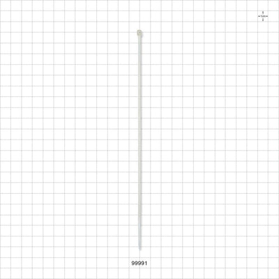 General Purpose Cable Tie, Non Re-opening, Natural - 8 inch (203 mm); 80N (18 lbs) Breaking Strength - 99991