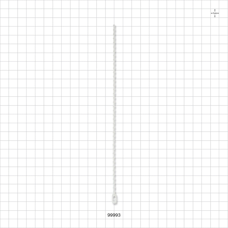 General Purpose Re-opening Beaded Tie, Natural - 8 inch (203 mm) - 99993