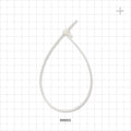 General Purpose Cable Tie, Re-opening, Natural - 11 inch (279 mm) 222N (50lbs) Breaking Strength - 99995