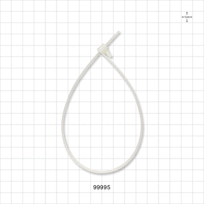 General Purpose Cable Tie, Re-opening, Natural - 11 inch (279 mm) 222N (50lbs) Breaking Strength - 99995