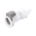 APC Connector, Body, Valved, Ferruleless - Fits 0.17 inch ID x 1/4 inch OD (0.17 inh x 0.25 inch, 4.32 mm x 6.35 mm) - APCD13004SH