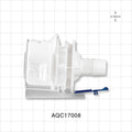 AseptiQuik C Connector, Body, Barbed - Fits 1/2 inch ID Tubing (0.5 inch, 12.7 mm) - AQC17008