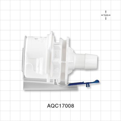 AseptiQuik C Connector, Body, Barbed - Fits 1/2 inch ID Tubing (0.5 inch, 12.7 mm) - AQC17008