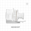AseptiQuik C Connector, Body, Sanitary Flange, High Temperature - 0.5 inch/0.75 inch Mini - AQC33012HT