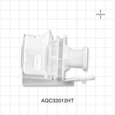 AseptiQuik C Connector, Body, Sanitary Flange, High Temperature - 0.5 inch/0.75 inch Mini - AQC33012HT