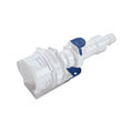 AseptiQuik C Disconnect Connector, Body, Barbed - Fits 1/2 inch ID Tubing (0.5 inch, 12.7 mm) - AQCDC17008