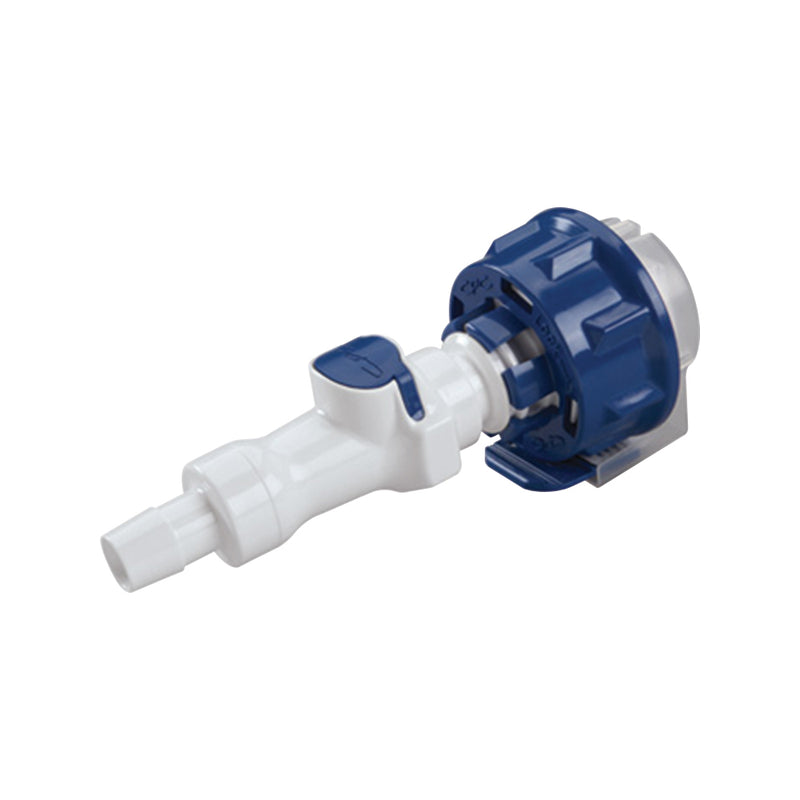 AseptiQuik C Disconnect Connector, Insert, Barbed - Fits 1/2 inch ID Tubing (0.5 inch, 12.7 mm) - AQCDC22008
