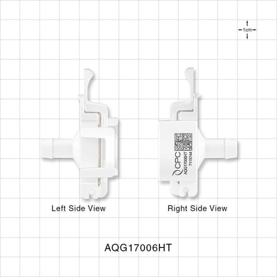 AseptiQuik G Connector, Genderless, Barbed, High Temperature - Fits 3/8 inch ID Tubing (0.375 inch, 9.53 mm) - AQG17006HT