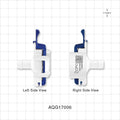 AseptiQuik G Connector, Genderless, Barbed - Fits 3/8 inch ID Tubing (0.375 inch, 9.53 mm) - AQG17006
