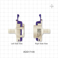 AseptiQuik G Connector, Genderless, Barbed - Fits 3/8 inch ID Tubing (0.375 inch, 9.53 mm) - AQG17106