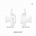 AseptiQuik G Connector, Genderless, Sanitary Flange, High Temperature - 0.5 inch/0.75 inch Mini - AQG33012HT