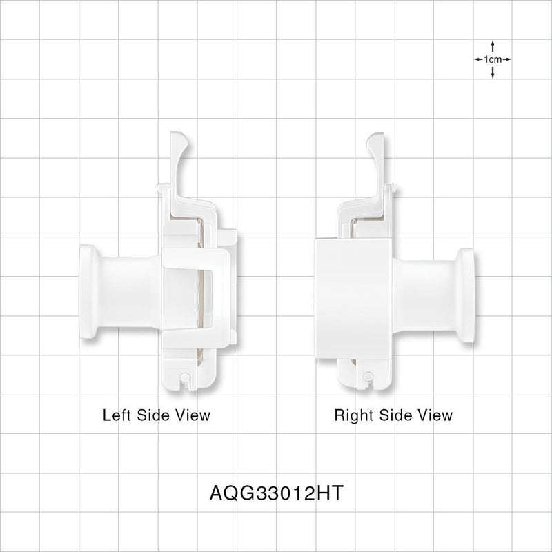 AseptiQuik G Connector, Genderless, Sanitary Flange, High Temperature - 0.5 inch/0.75 inch Mini - AQG33012HT