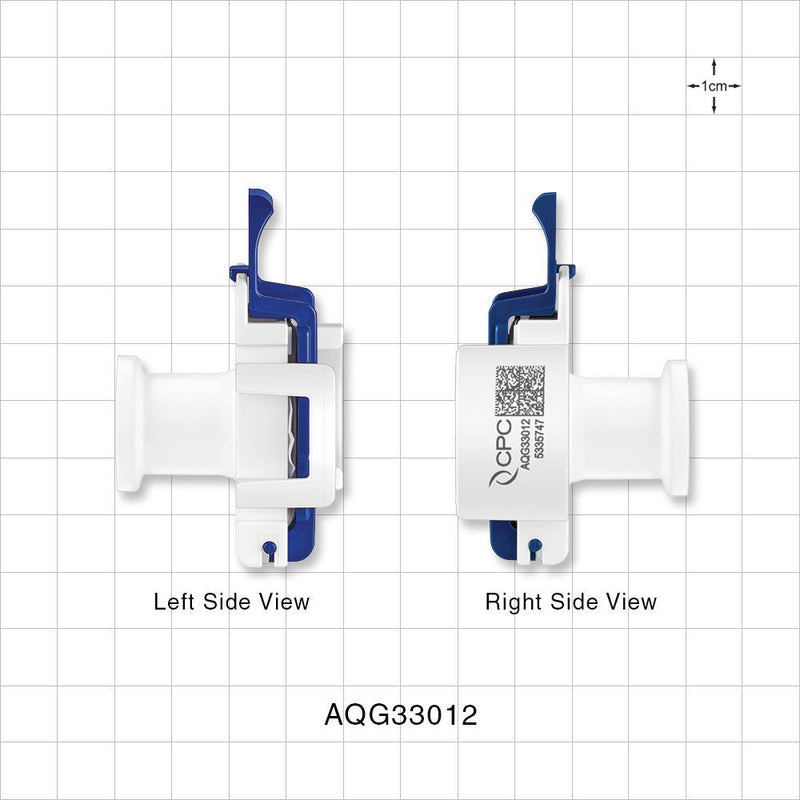 AseptiQuik G Connector, Genderless, Sanitary Flange - 0.5 inch/0.75 inch Mini - AQG33012