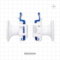 AseptiQuik G Connector, Genderless, Sanitary Flange - 1 inch/1.5 inch Standard - AQG33024
