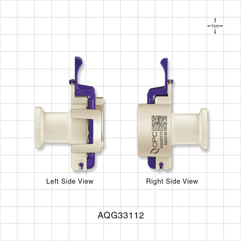 AseptiQuik G Connector, Genderless, Sanitary Flange - 0.5 inch/0.75 inch Mini - AQG33112