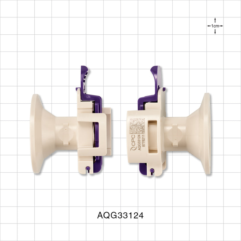AseptiQuik G Connector, Genderless, Sanitary Flange - 1 inch/1.5 inch Standard - AQG33124